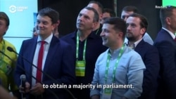 'There Needs To Be Change' -- Ukrainian Voters Put President's Party On Course For Historic Parliamentary Majority