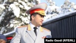 Абдухалим Назарзода в бытность заместителем министра обороны Таджикистана.