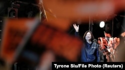 Tajvanska predsednica Cai Ing-wen u toku kampanje