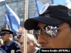 Protest policije u Beogradu, oktobar 2011.