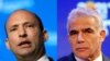 Naftali Bennett (b) és Jaír Lapid, a várható új koalíciós kormány kulcsfigurái