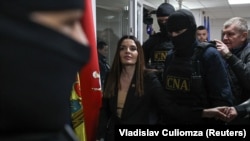 Глава автономной молдавской Гагаузии Евгения Гуцул в суде Кишинева