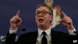 Presidenti i Serbisë, Aleksandar Vuçiq.