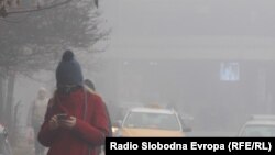 Загадување во Скопје. 