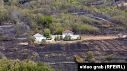Tokë e djegur në fshatin Kçiq i Madh. 