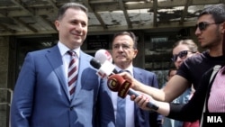 Архивска фотографија: Лидерот на ВМРО-ДПМНЕ Никола Груевски на распит во Основен суд 1 