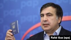 То, как Саакашвили показывал паспорт гражданина Украины, рассказывая, как он путешествует с этим паспортом, наверное, было кульминацией сегодняшней встречи в Варшаве