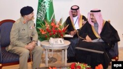 Pakistan's top military commander General Rashad Mahmood met Saudi Crown Prince Salman bin Abdulaziz in February.