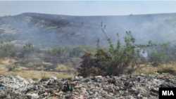 Пожар на депонијата Дрисла, 10 септември 2025 година