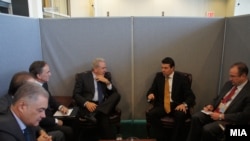 Средба на министрите за надворешни работи на Македонија и Грција Никола Попоски и Димитрис Аврамопулос 24Sep2012 