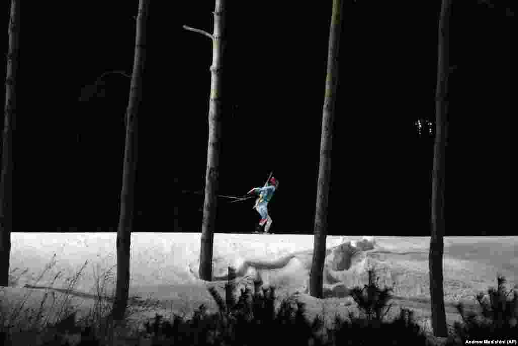 Біатлон: словак Ярослав Соукуп під час офіційних чоловічих тренувань