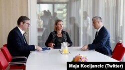 Dialogu në Bruksel, fotografi nga arkivi. 