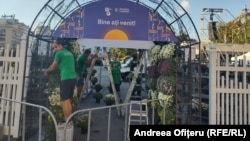 Piața George Enescu din București. 