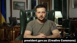 Presidenti i Ukrainës, Volodymyr Zelensky. 