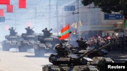 Военный парад в Тирасполе 