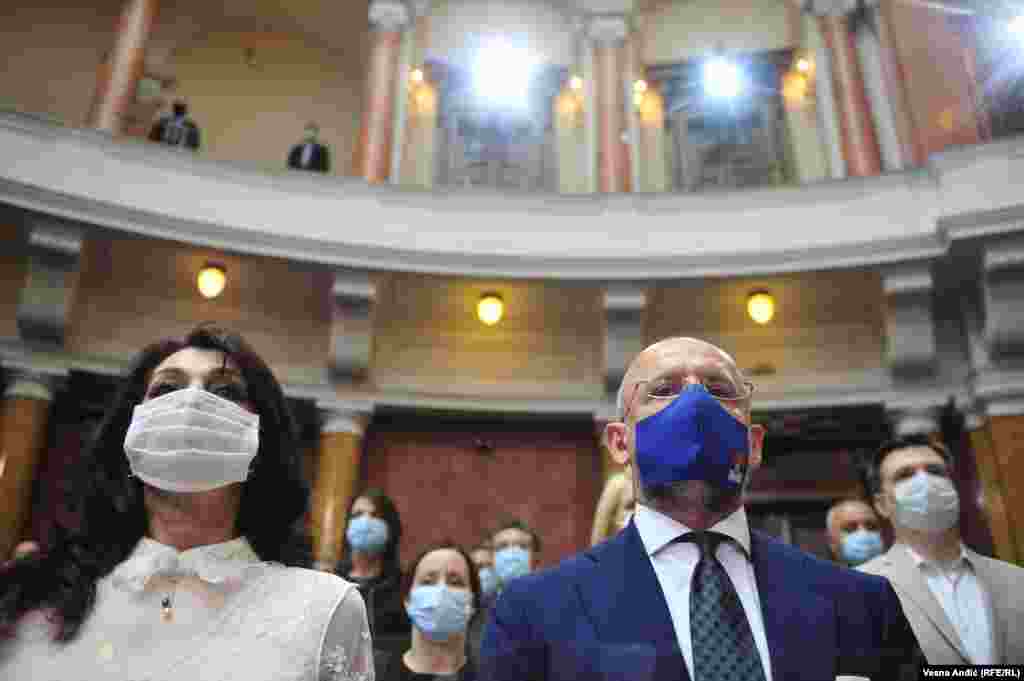 Konstitutivna sednica Skupštine Srbije.