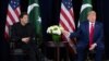 U.S. President Donald Trump, right, met with Pakistani Prime Minister Imran Khan on the sidelines of the UN General Assembly in New York last September.