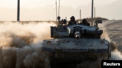 Izraelski tenk u blizini granice s Pojasom Gaze, 7. augusta 2024.