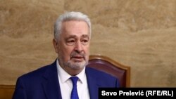 Zdravko Krivokapić (na fotografiji, 29. jul 2021.) osudio je "brutalne šovinističke uvrede"