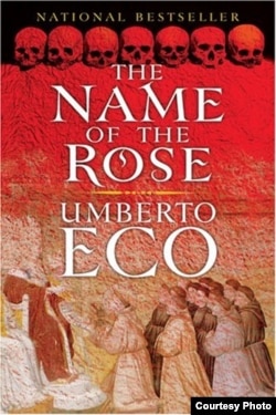 Naslovna stranica knjige "Ime ruže"