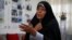 Iranian activist Faezeh Hashemi (file photo)