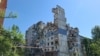 Ukraine -- Residential building destroyed by the Russian gluiding bomb in Pokrovsk, Donetsk region, May 2025