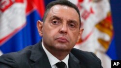 Potpredsednik Vlade Srbije Aleksandar Vulin boravi u Teheranu kao izaslanik predsednika Srbije Aleksandra Vučića . Fotografija iz septembra 2021.