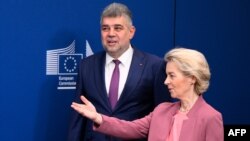 Premierul Marcel Ciolacu s-a întâlnit la Bruxelles, vineri după-amiază, cu președinta Comisiei Europene, Ursula von der Leyen, pentru a discuta despre securitate și despre PNRR.