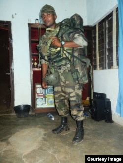 Ngamana (fotografie nedatată) spera să urmeze studii universitare în Rusia. Dar, din cauza constrângerilor financiare, el s-a înrolat în războiul Rusiei împotriva Ucrainei.