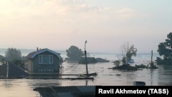 Наводнение в Тулуне, июль 2019 года