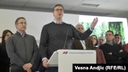 Aleksandar Vučić se obraća naprednjacima nakon beogradskih izbora (mart 2018)