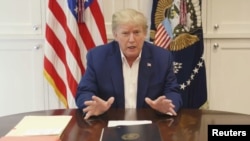 Архивска фотографија- американскиот претседател Доналд Трамп