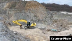 Kiževak, lokacija na kojoj su pronađeni posmrtni ostaci, 2 decembra 2020.