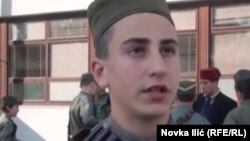 Jedan od đaka koji učestvuje u filmu