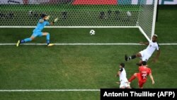 Blerim Xhemajli, me prejardhje nga Tetova, po ashtu ka shënuar gol për Zvicrën në ndeshjen kundër Kosta Rikës