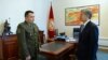 Райимберди Дуйшенбиев на встрече с президентом Алмазбеком Атамбаевым.