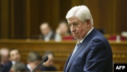 Генпрокурор України Віктор Шокін у Верховній Раді. Київ, лютий 2015 року