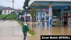 Drugi talas poplava u Gradačcu, 6. avgust 2014. 