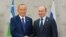 File photo of President of Uzbekistan Islam Karimov and President of Vladimir Putin.