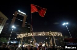 Protesti u Tirani, 20 decembar 2021.