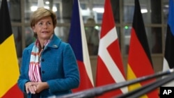 Байба Браже, министр иностранных дел Латвии