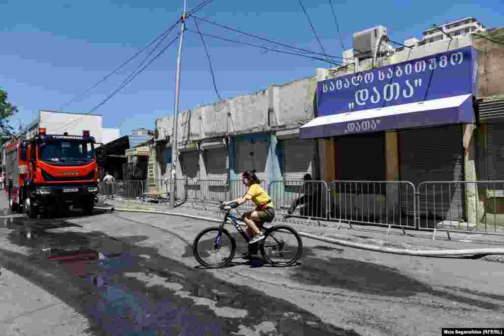 შინაგან საქმეთა სამინისტრომ გამოძიება დაიწყო სისხლის სამართლის კოდექსის 187-ე მუხლის მე-2 ნაწილით, რაც ცეცხლის წაკიდებით ნივთის დაზიანებას ან განადგურებას გულისხმობს. 