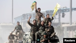 Pripadnici prokurdske milicije, Sirija