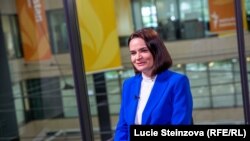 Белоруската опозициска лидерка Свјатлана Циханускаја