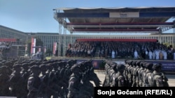 სამხედრო აღლუმი ბელგრადში 2025 წლის 20 სექტემბერს