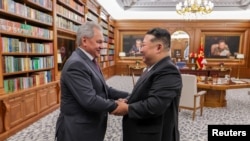 Сергей Шойгу и Ким Чен Ын