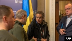 ატომური ენერგიის საერთაშორისო სააგენტოს (IAEA) ხელმძღვანელი რაფაელ გროსი კიევში. 2024 წლის 6 თებერვალი