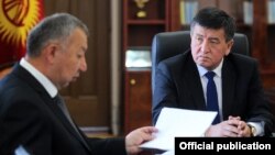 Сооронбай Жээнбеков и Кубатбек Боронов. 