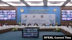 На расширенном заседании национальной комиссии по делам женщин и семейно-демографической политике. Астана, 14 апреля 2017 года.