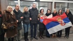 Blokada ulaza u zgradu RTS-a